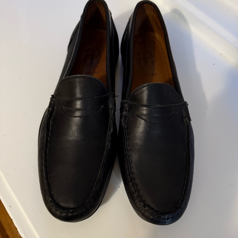 Allen Edmonds Route 100 Hamlin Leather Slip On Loafers Size 8.5D